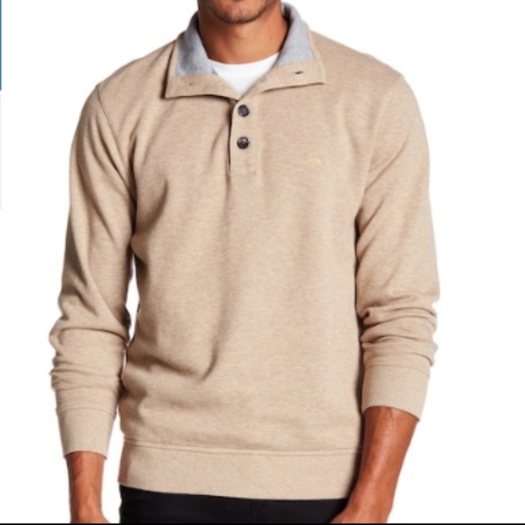 Brooks Brothers Mens Mock Neck Pullover 